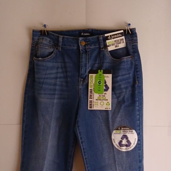 583419....D. Jeans High Waist Straight leg Ankle - Picture 3 of 5